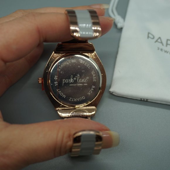 NEW Park Lane Jewelry BOSSBABE Open Cuff WATCH Hostess Excl. Rose Gold RETIRED - Picture 7 of 9